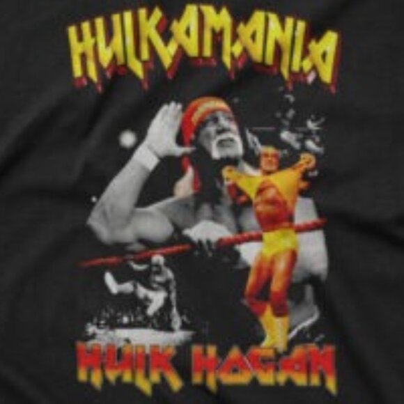 Hulk Hogan Hulkmania Wrestling 90s Retro Fan Gift Graphic T Shirt 24 - Picture 2 of 5